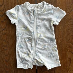 Beatrix Potter Peter Rabbit White and Blue One Piece